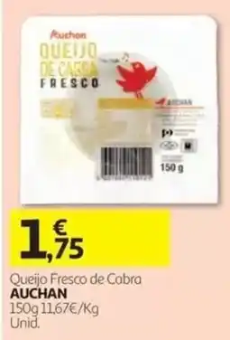 Auchan queijo fresco de cabra auchan promoção