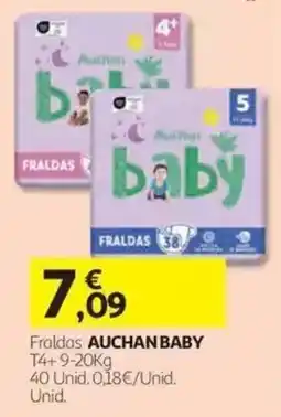 Auchan Fraldas auchan baby promoção