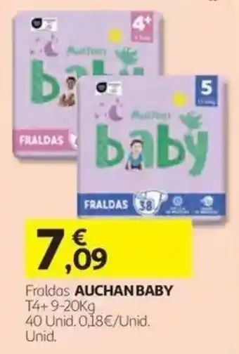 Auchan Fraldas auchan baby promoção