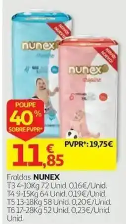 Auchan Fraldas nunex promoção