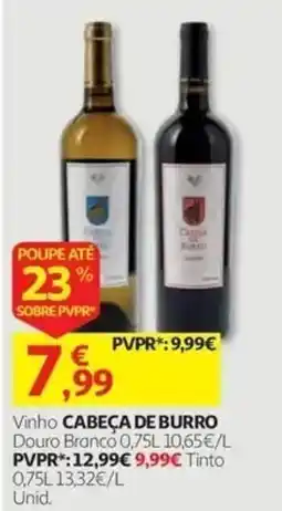 Auchan Vinho Cabeça de Burro promoção