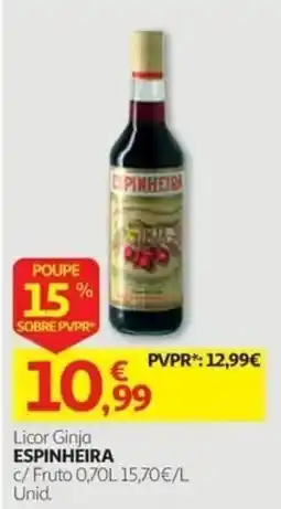 Auchan Licor Ginja Espinheira promoção