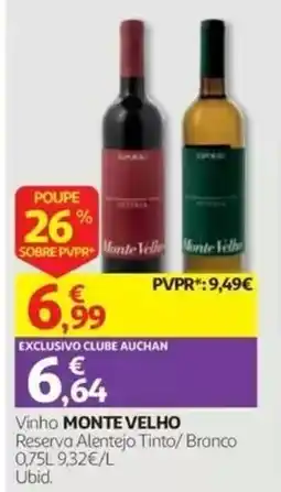 Auchan Vinho Monte Velho promoção