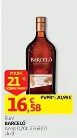 Auchan Rum barceló anejo promoção