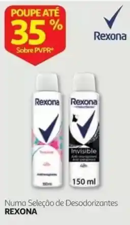 Auchan Numa Seleção de Desodorizantes Rexona promoção