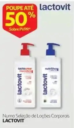 Auchan Lactovit loções corporais promoção