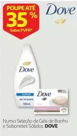 Auchan Dove gel de banho promoção