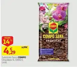 Auchan Substrato Sana COMPO Orquídeas promoção