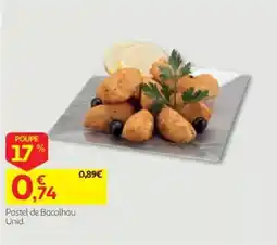 Auchan Pastel de Bacalhau promoção