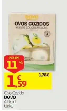 Auchan Ovo Cozido DOVO promoção