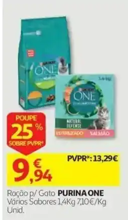 Auchan Ração p/ Gato PURINA ONE promoção