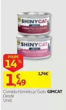 Auchan Shiny cat comida húmida p/ gato promoção