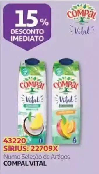 Auchan Compal vital promoção