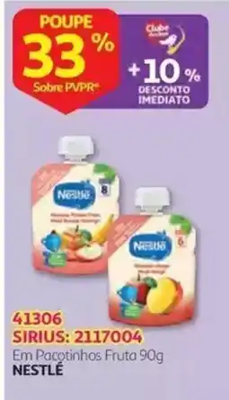 Auchan pacotinhos fruta nestlé promoção