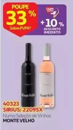 Auchan Numa Seleção de Vinhos Monte Velho promoção