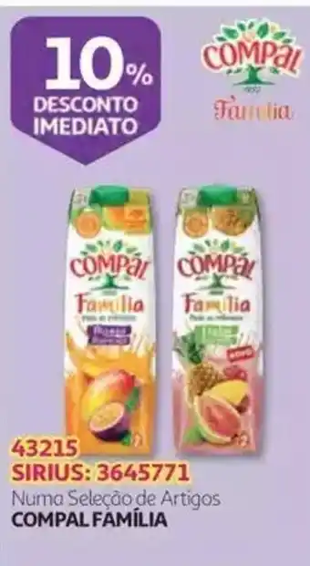 Auchan compal família promoção