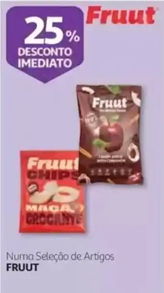 Auchan Fruut chips maca crocante promoção