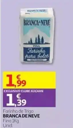 Auchan Farinha de trigo branca de neve promoção