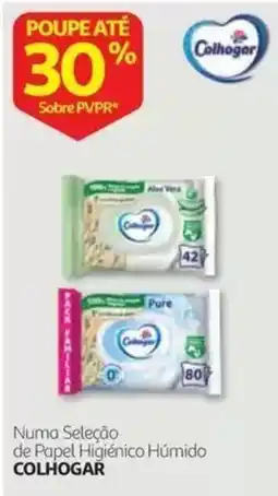 Auchan Papel Higiênico Húmido Colhogar promoção