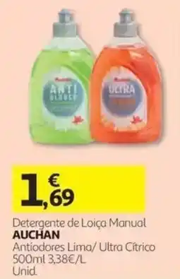 Auchan Detergente de loiça manual auchan promoção