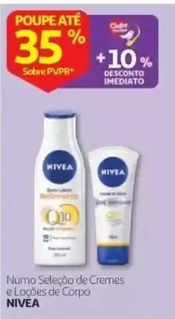 Auchan Numa Seleção de Cremes e Loções de Corpo NIVEA promoção