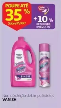 Auchan Vanish numa seleção de limpa estofos promoção