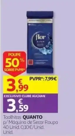 Auchan Toalhitas quanto promoção