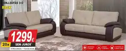 BragaJAV Conj. sofás 3+2 rock promoção
