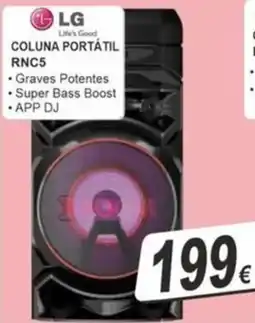 BragaJAV LG coluna portátil rnc5 promoção
