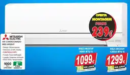 BragaJAV Ar condicionado mitsubishi electric msz-hr25vf promoção