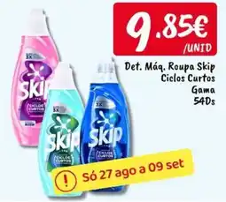 Ponto Fresco Det. Máq. Roupa Skip Ciclos Curtos Gama 54Ds promoção