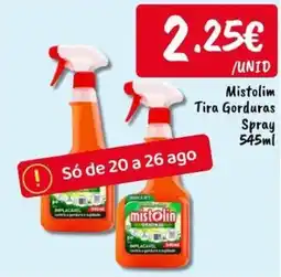 Ponto Fresco Mistolin Tira Gorduras Spray promoção