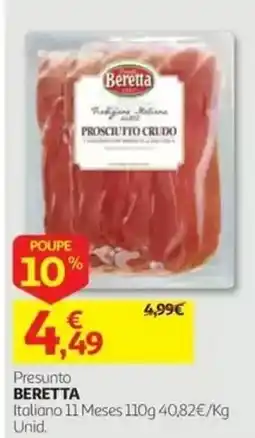 Auchan Presunto beretta promoção