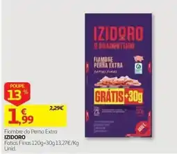 Auchan Fiambre da Perna Extra IZIDORO promoção