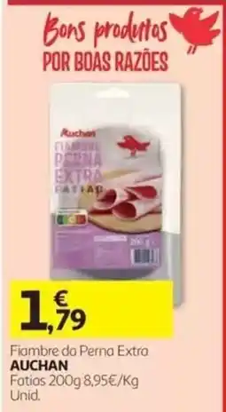 Auchan Fiambre da Perna Extra Auchan promoção