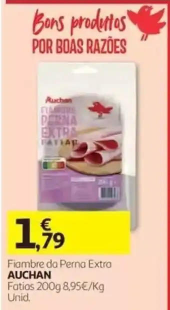 Auchan Fiambre da Perna Extra Auchan promoção