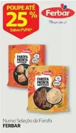 Auchan Numa Seleção de Farofa Ferbar promoção