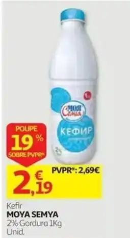 Auchan Kefir Moya Semya promoção