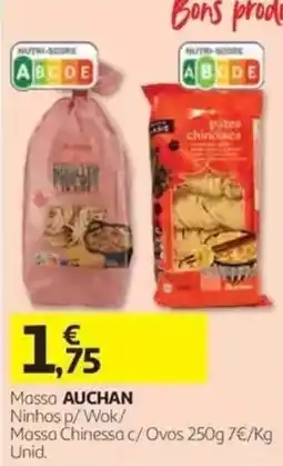 Auchan Massa auchan promoção