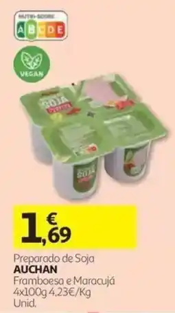 Auchan Preparado de Soja Auchan promoção