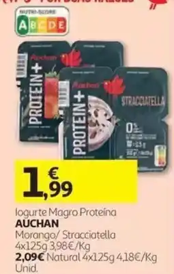 Auchan Iogurte magro proteina auchan promoção