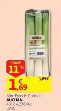 Auchan Alho Francês Cortado Auchan promoção