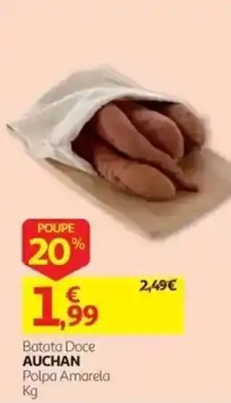 Auchan Batata Doce Auchan promoção