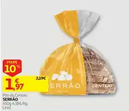 Auchan Pão de Centeio Serrão promoção