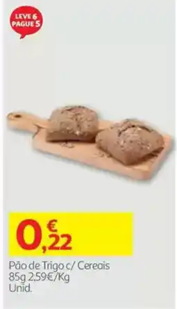 Auchan Pão de Trigo c/ Cereais promoção