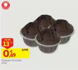 Auchan Queques Chocolate promoção