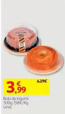 Auchan Bolo de iogurte promoção