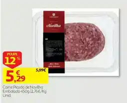 Auchan Carne Picada de Novilha promoção
