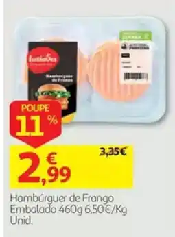 Auchan Hambúrguer de Frango promoção