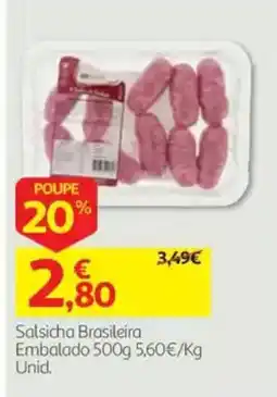 Auchan Salsicha Brasileira promoção